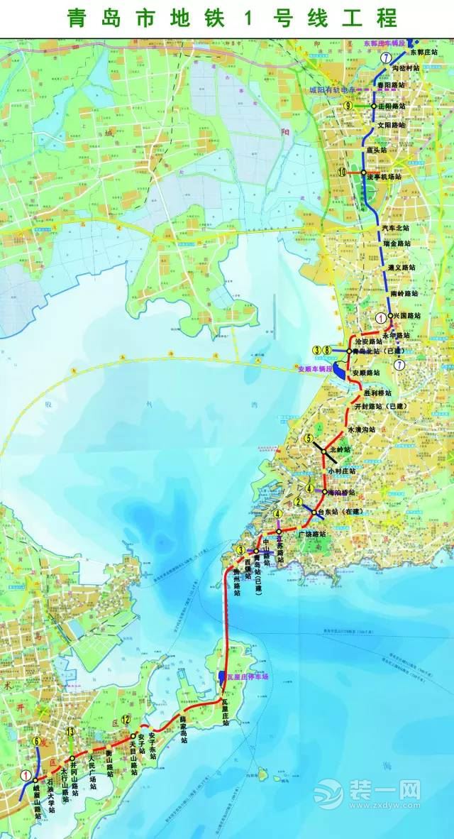 青岛地铁13号线最新消息:23个站点公布